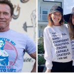La familia Schwarzenegger, junta pero no revuelta
