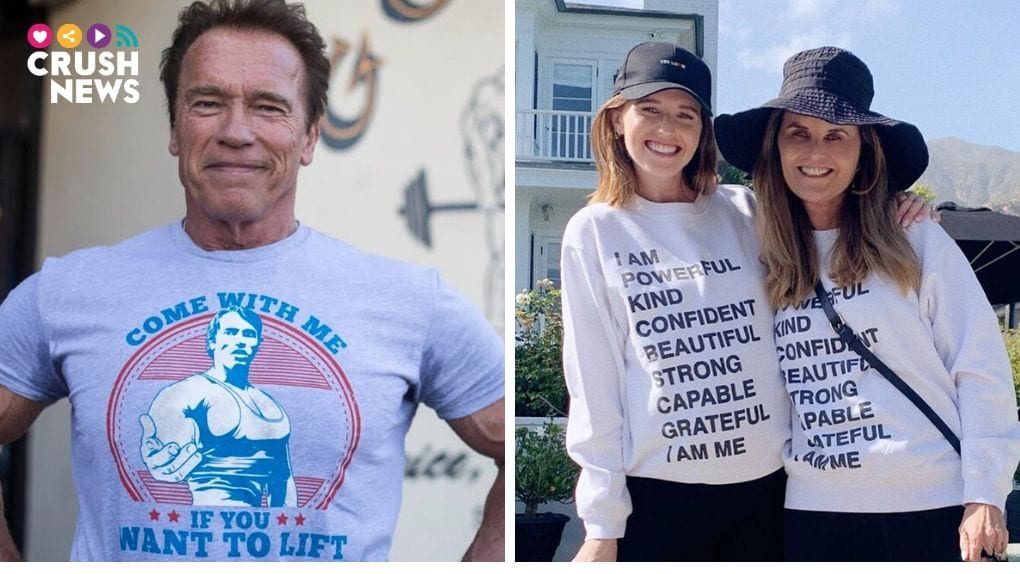 La familia Schwarzenegger, junta pero no revuelta
