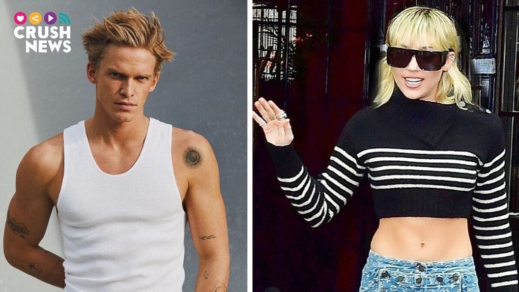 Miley Cyrus y Cody Simpson visten igual.