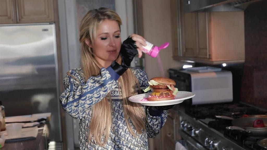 La hamburguesa de Paris Hilton.