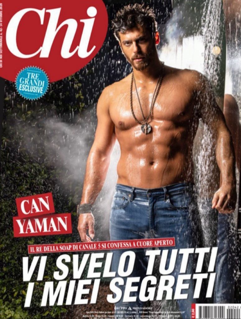 La portada de Can Yaman en la revista italiana 'Chi'