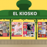 El kiosko, portadas de las revistas del corazon.