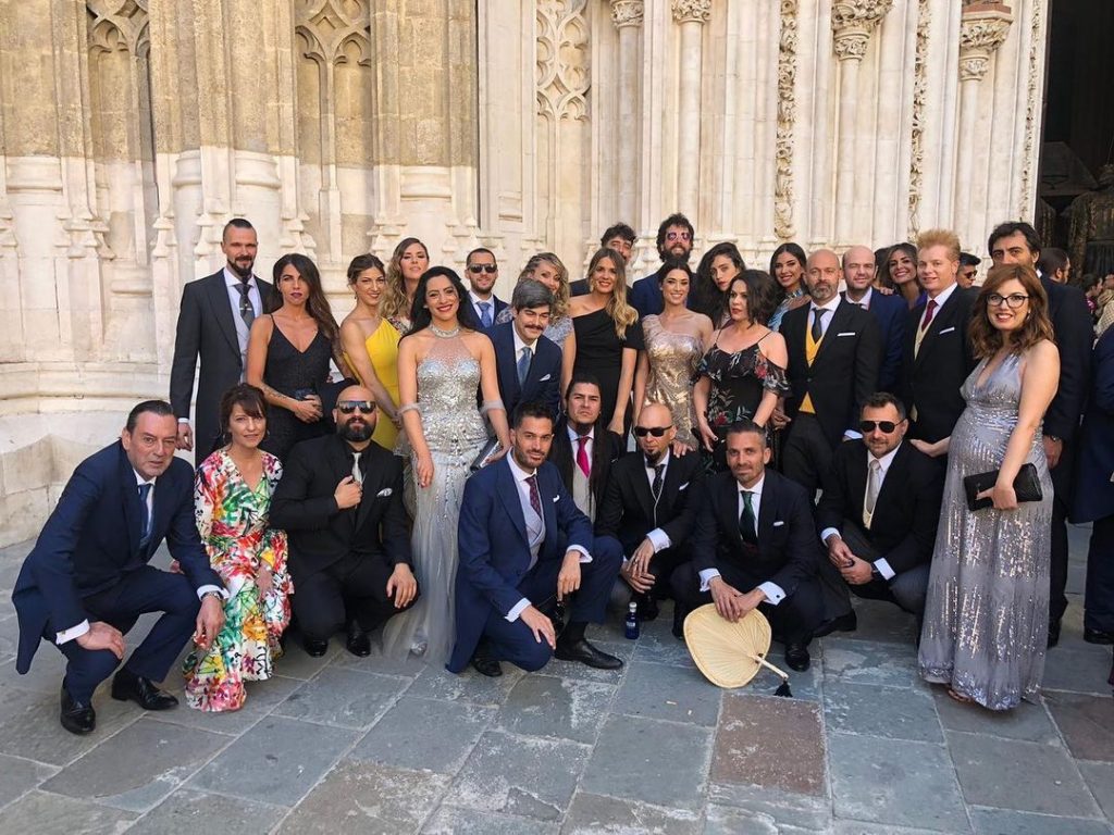 Algunos de los invitados a la boda de Pilar Rubio y Sergio Ramos