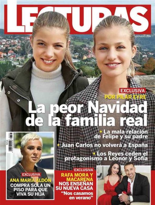 Las infantas Leonor y Sofía portada de Lecturas.