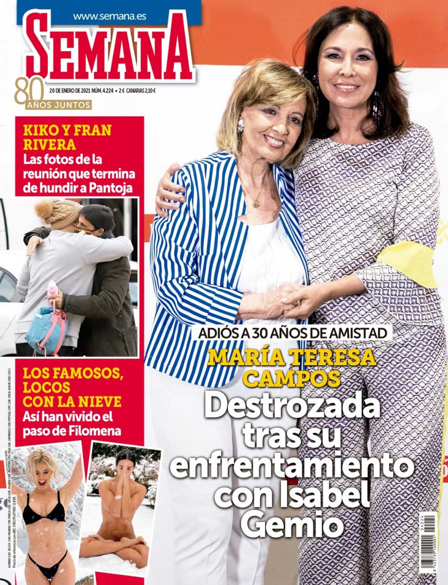 La guerra de Isabel Gemio y María Teresa Campos en la portada de Semana.