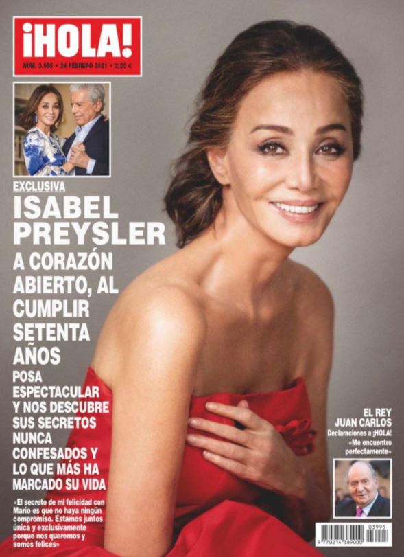 Isabel Presyler en portada de Hola.