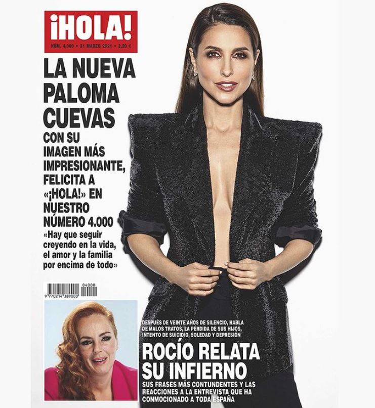 Paloma Cuevas portada de Hola.