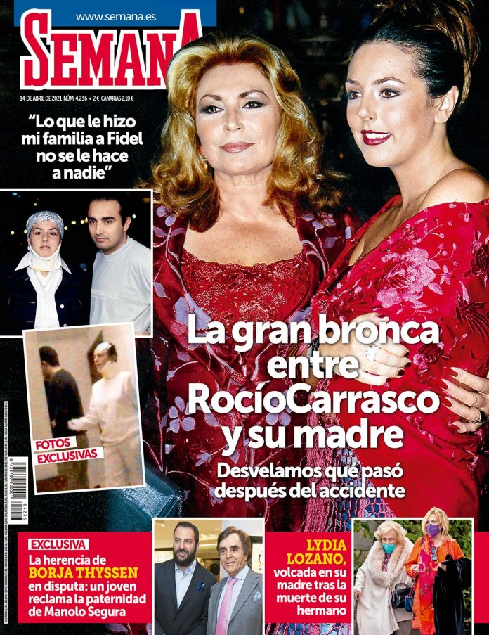 Rocio Carrasco portada de Semana,