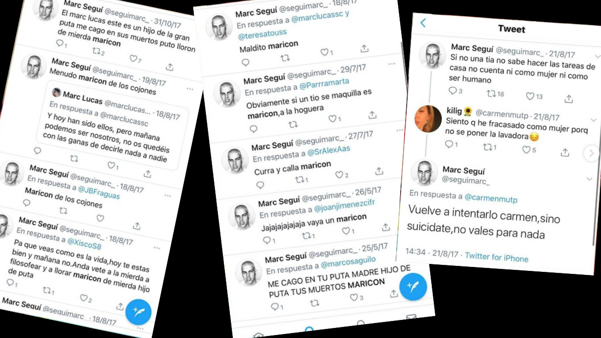 Marc Seguí se pronuncia ante sus tweets homófobos