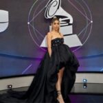 Danna Paola luce vestido de Carolina Herrera en los Latin Grammys