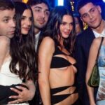 Kendall Jenner acapara la atención en boda de su amiga