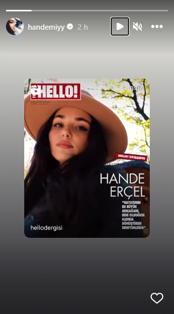 Hande Erçel próxima portada de la revista HOLA
